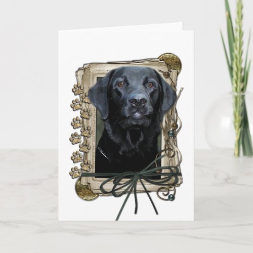 Fathers Day _ Stone Paws _ Labrador _ Black Card