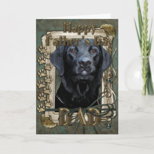 Fathers Day - Stone Paws - Labrador - Black - Gage Card