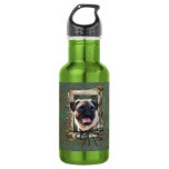 Fathers Day - Stone Paws - Pug Water Bottle