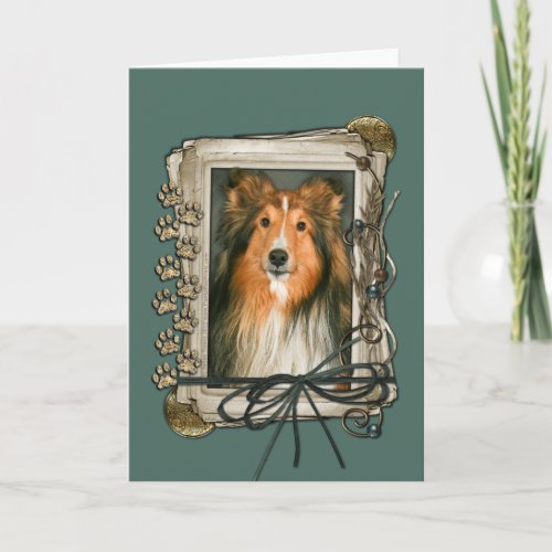 Fathers Day _ Stone Paws _ Sheltie Card