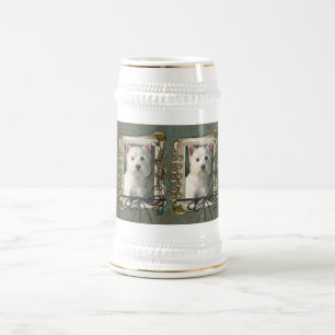 Fathers Day - Stone Paws - Westie Beer Stein