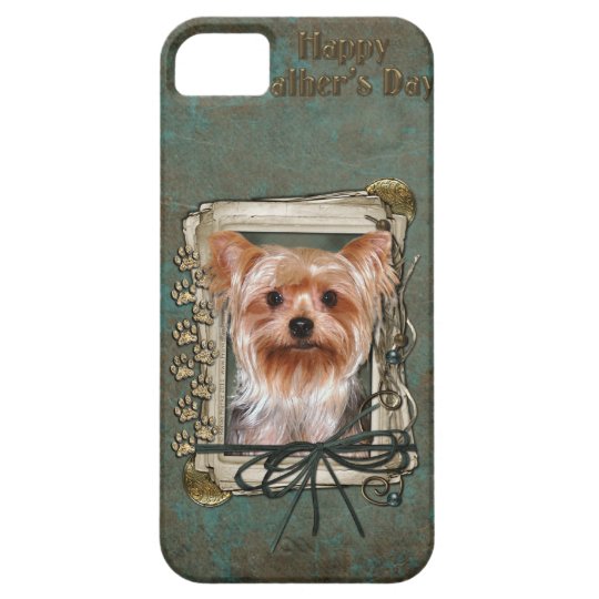 Fathers Day - Stone Paws - Yorkshire Terrier iPhone SE/5/5s Case