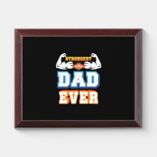 Father's Day Strongest Dad Ever Award Plaque