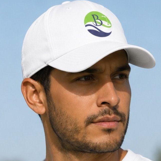 Fathers Day Stylish Fairway Monogram Golf  Hat (Creator Uploaded)