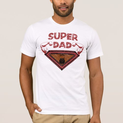  Fathers Day Super Dad T_Shirt