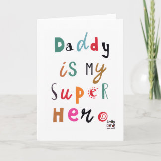 Father's Day - Super Hero Card