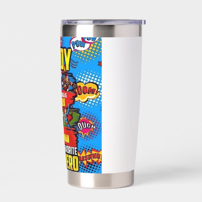 Fathers day - Superdad Insulated Tumbler (Left)