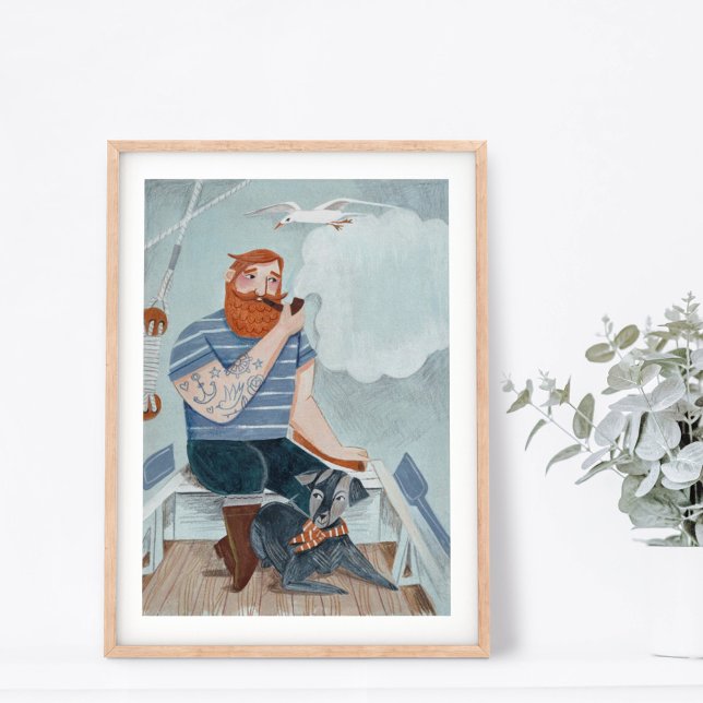 Fathers day superhero sailor poster (Creator Uploaded)