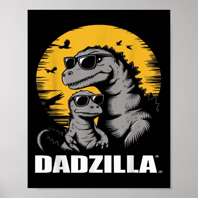 Fathers Day Surprise For The Ultimate Dino Dad - D Poster (Front)