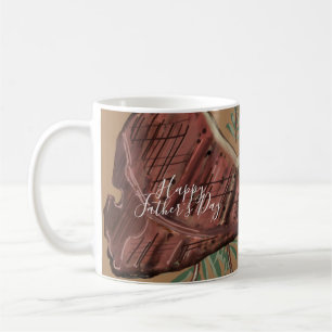 Father's Day T Bone Steak Rosemary Sprigs  Coffee Mug
