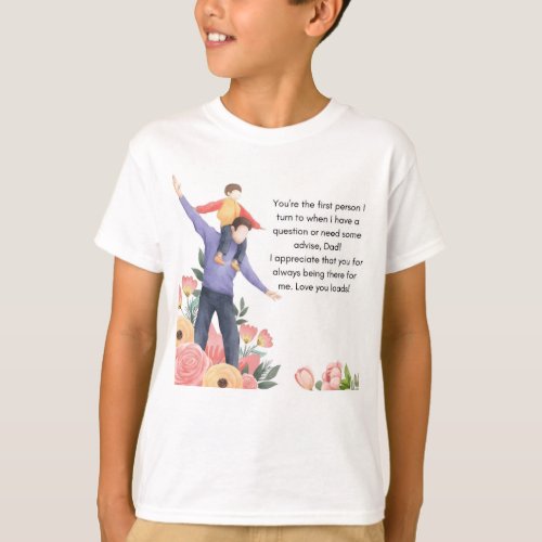 Fathers Day T_Shirt Joyful Moments with Dad T_Shirt