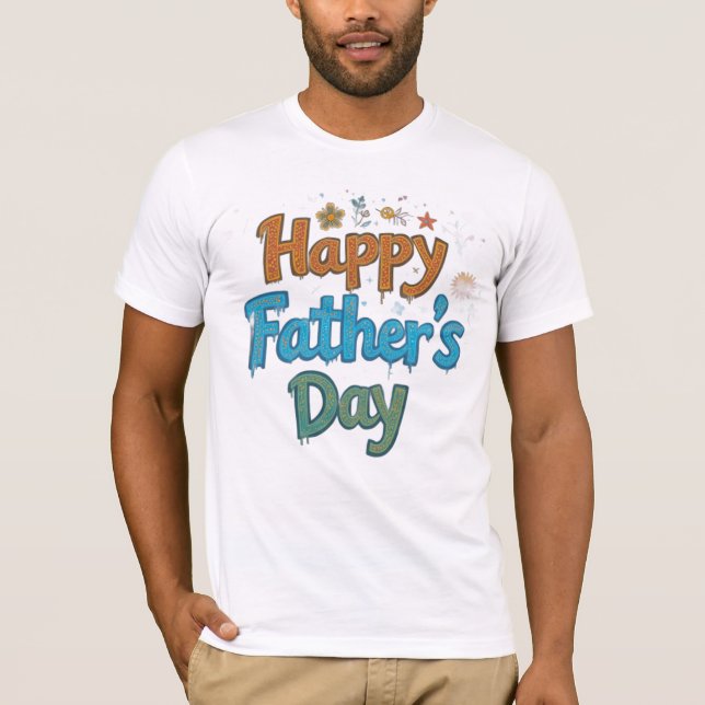 "Father's Day T-Shirt – World's Best Dad | Unique  (Front)