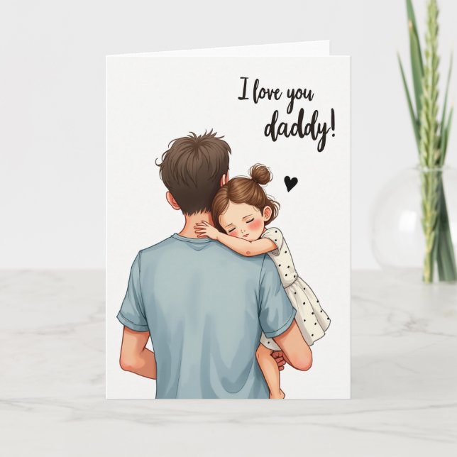 Fathers Day Tender Scene Card (Front)
