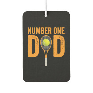 Fathers Day Tennis Dad Number One Dad Air Freshener