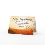 Father's Day 'The Lord Bless You' Bible Verse Card Father's Day 'The Lord Bless You' Bible Verse Card