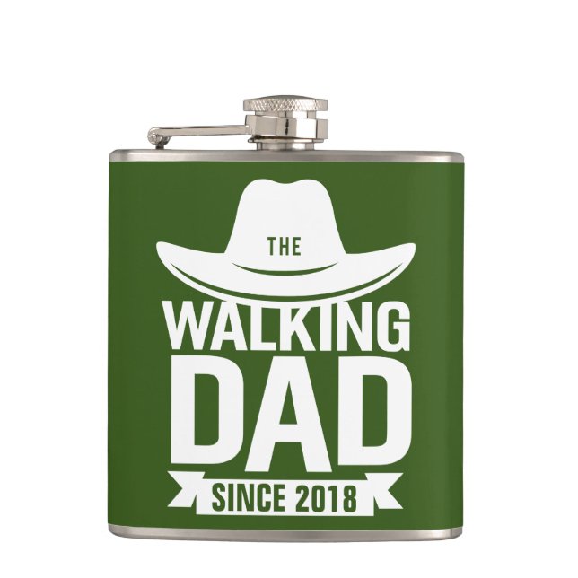 Father's Day - The Walking Dad Since… Flask (Front)