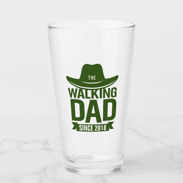 Father's Day - The Walking Dad Since… Glass (Front)