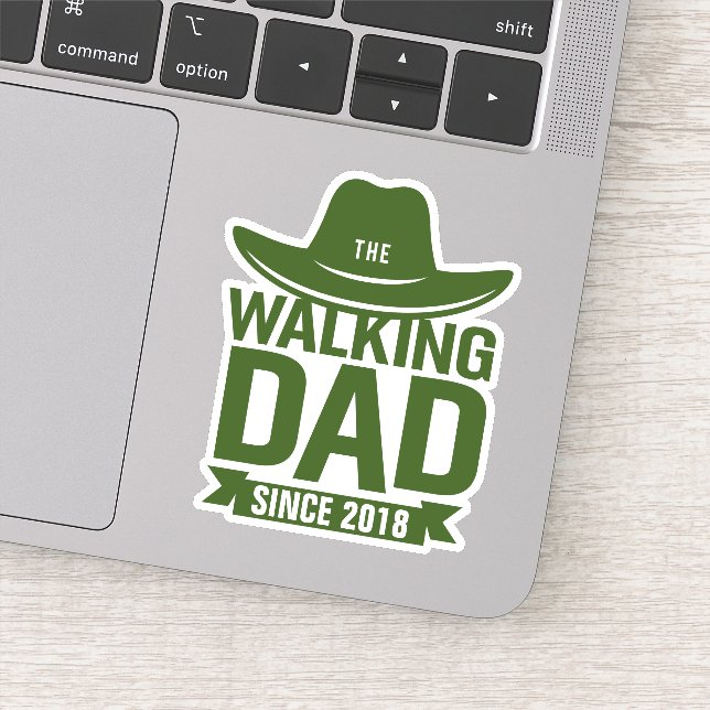 Father's Day - The Walking Dad Since… Sticker (Detail)