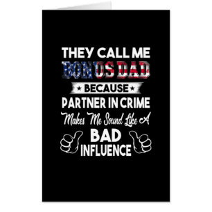 Father's Day They Call Me Bonus Dad Card