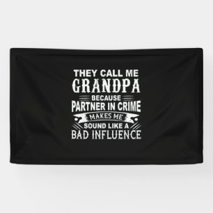 Father's Day They Call Me Grandpa Banner