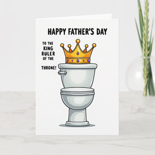 Fathers Day Throne Card (Front)