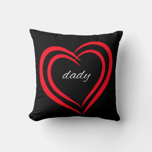 Fathers day Throw Pillow 