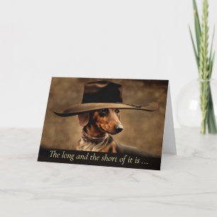 Fathers Day to Dad Father Super Cute Dog  Card