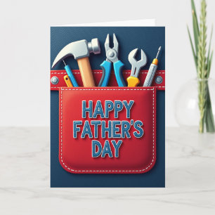 Fathers Day Tools Pocket Card