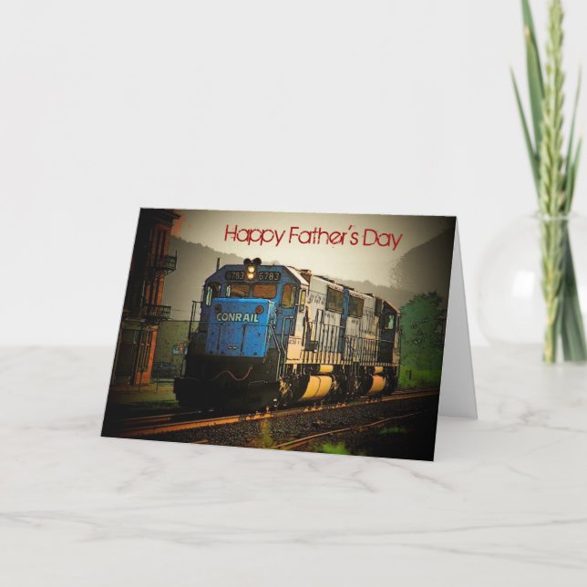 Father's Day Train Card (Front)