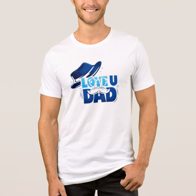 father's day Tri-Blend shirt (Front)