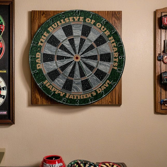 Father's Day Tribute - Bullseye of Our Hearts Dart Board (Creator Uploaded)