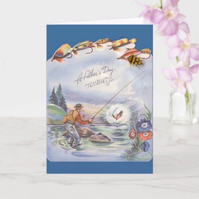 Father's Day Tribute Card (Orchid)