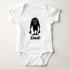 Father's Day Troll - Dad! Baby Bodysuit at Zazzle