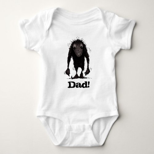 Fathers Day Troll _ Dad Baby Bodysuit
