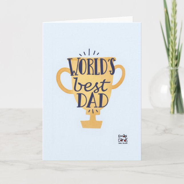 Father's Day - Trophy Card (Front)