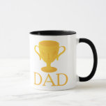 Father's Day Trophy For Number One Dad Gift Mug