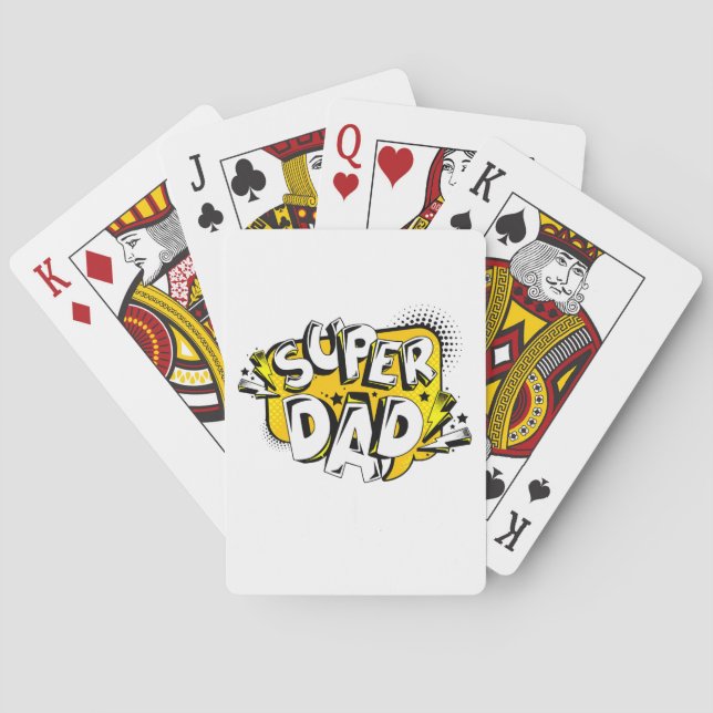 FATHER'S DAY TSHIRT  POKER CARDS (Back)
