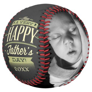 Fathers Day Unique Personalized Green Black Softball