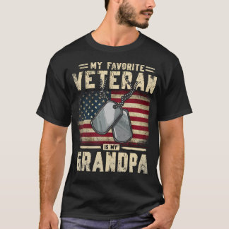 Father'S Day Veteran Day My Favorite Veteran Is My T-Shirt