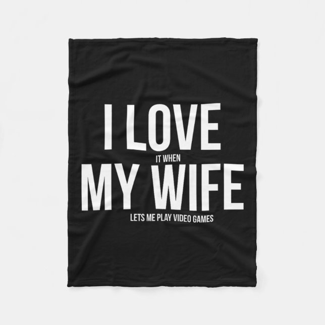 Father's Day Video Game Dad  Fleece Blanket (Front)