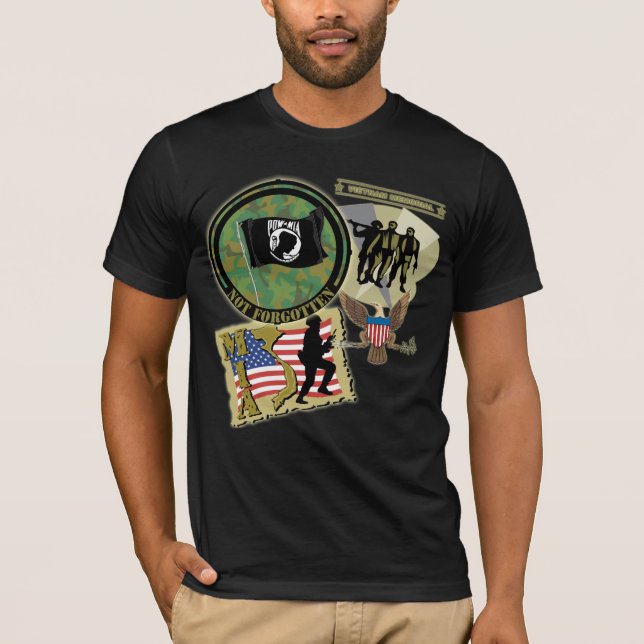 Father's Day Vietnam War T-shirts (Front)
