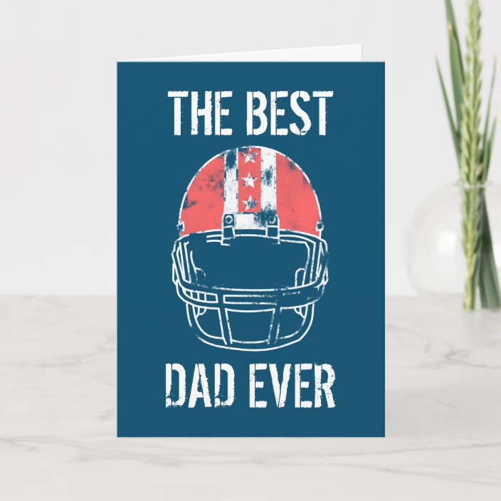 Fathers Day Vintage Football Card | Zazzle.com