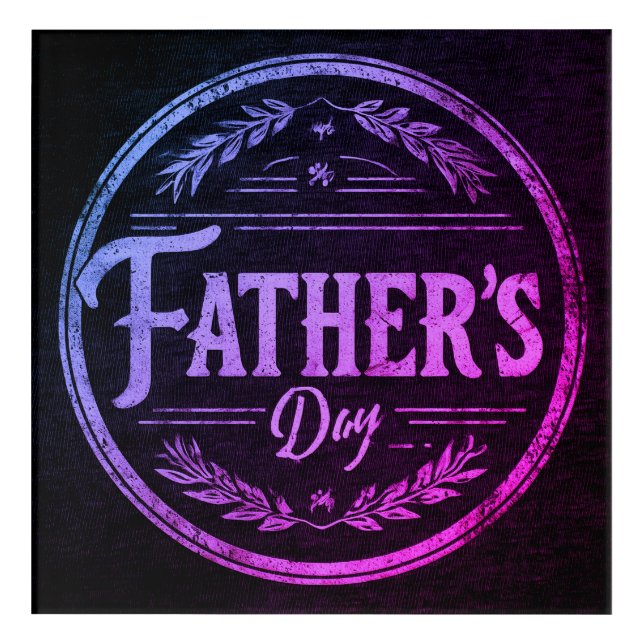 Father's Day Wall Art (Front)