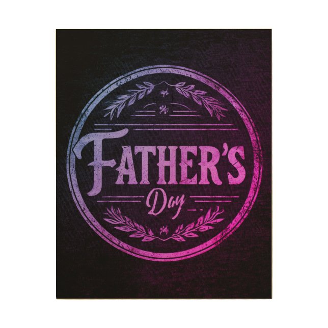 Father's Day Wall Art (Front)