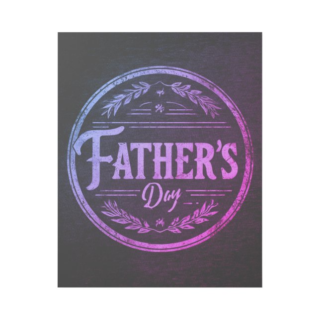 Father's Day Wall Art (Front)