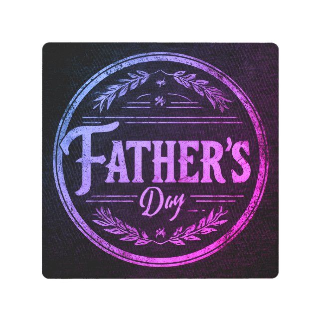 Father's Day Wall Art (Front)
