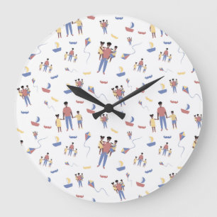 Father's Day Wall Clock