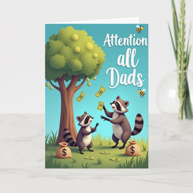 Fathers Day Wealth Tree Card (Front)