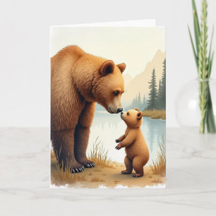 Fathers Day Wilderness Scene Card
