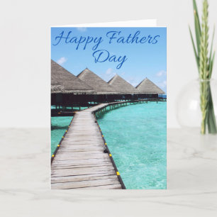 Father's Day wishing you a vacation Thank You Card